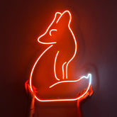 Fox Neon Sign for Wall Decor